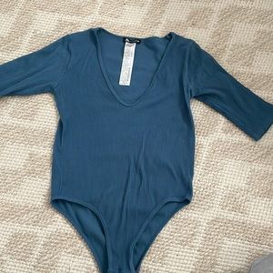 Blue Zara bodysuit